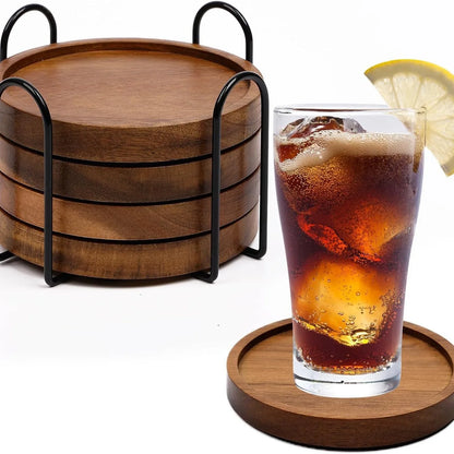 Wooden Drink Coasters – 4 Pieces