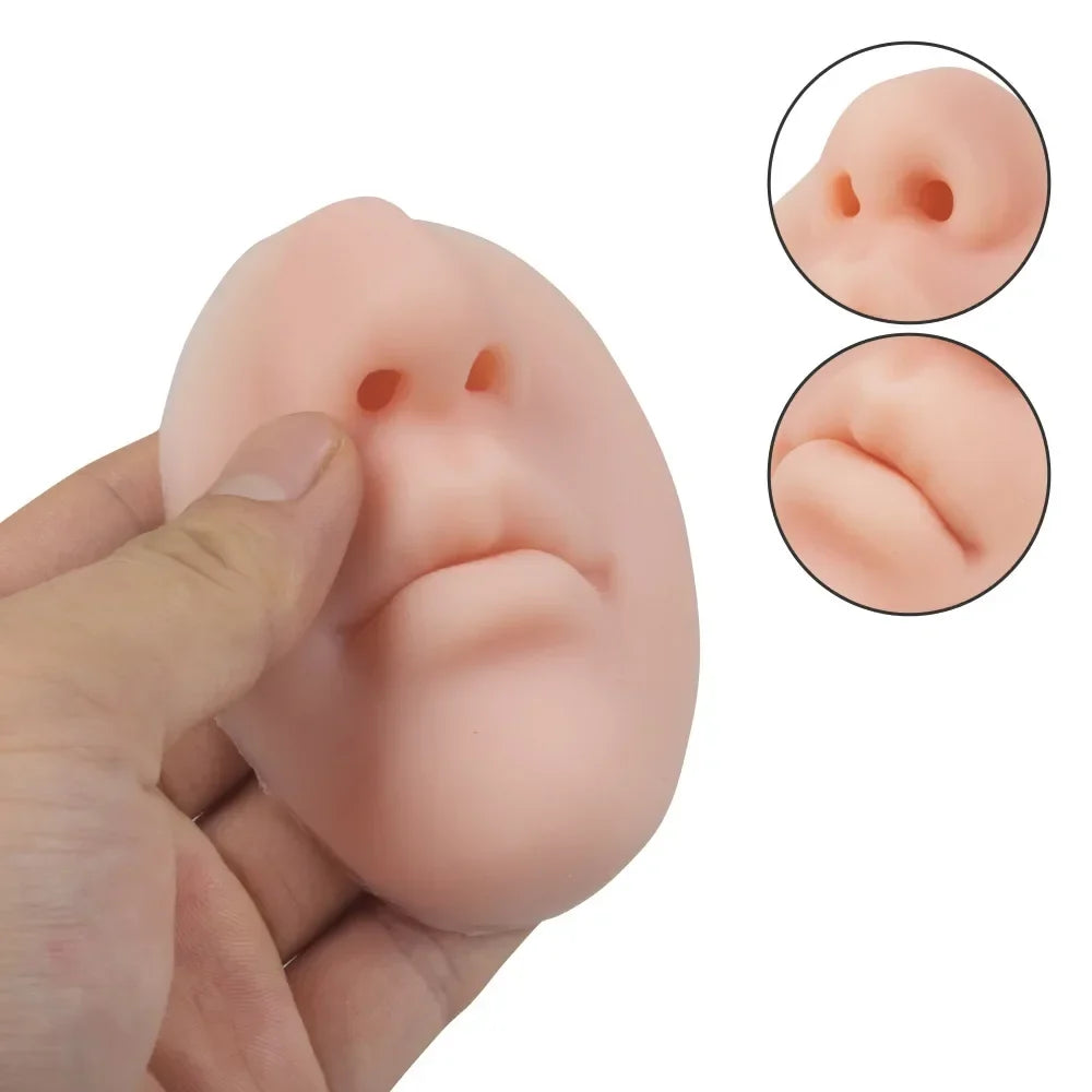 Nose-Shaped Wall-Mounted Soap Dispenser