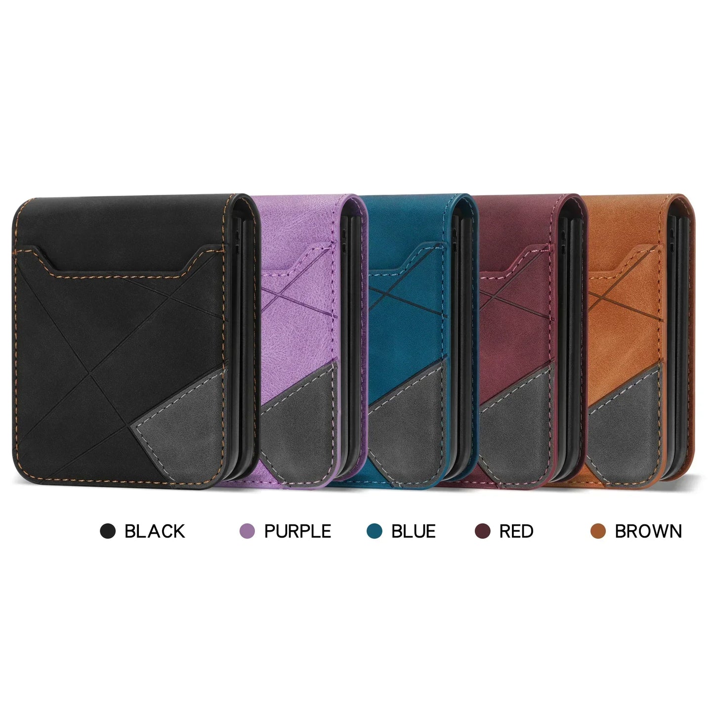 Leather Wallet Case for Samsung Galaxy Z Flip