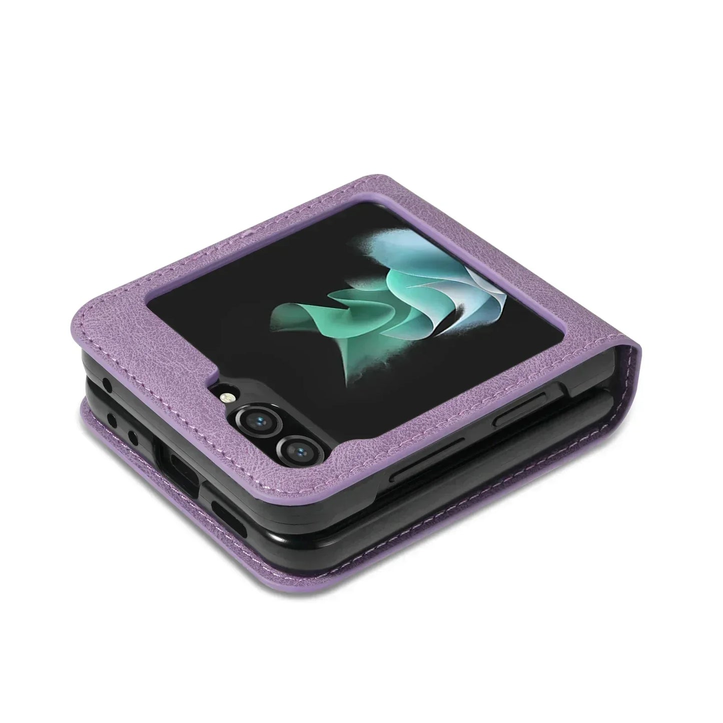 Leather Wallet Case for Samsung Galaxy Z Flip