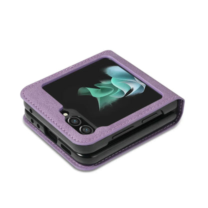 Leather Wallet Case for Samsung Galaxy Z Flip