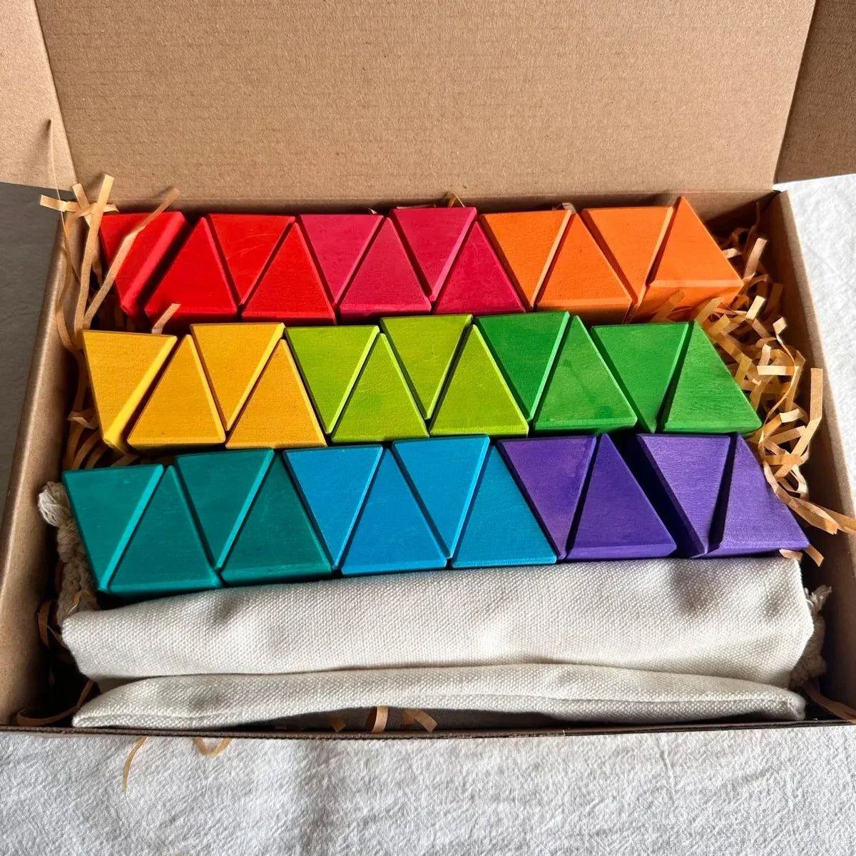 Large Wooden Stacking Blocks for Creative Building Play