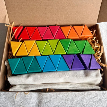 Large Wooden Stacking Blocks for Creative Building Play