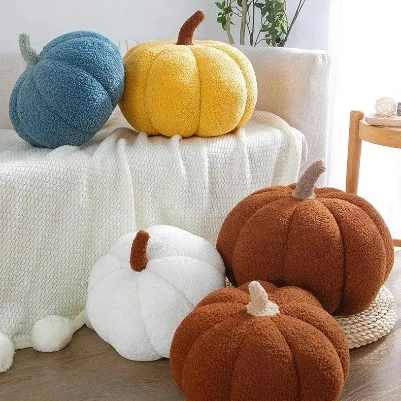 Nordic Plush Pumpkin Decorative Cushion