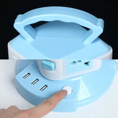 Vertical Surge Protector Tower Power Strip with USB