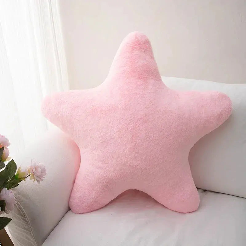 Plush Star Soft Decorative Throw Pillow