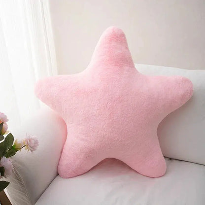 Plush Star Soft Decorative Throw Pillow
