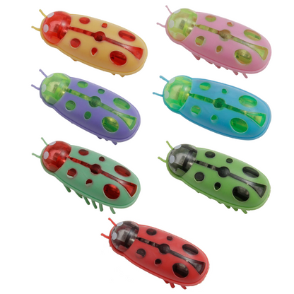 Vibrating Cat Toy Bug Interactive Chase Toy