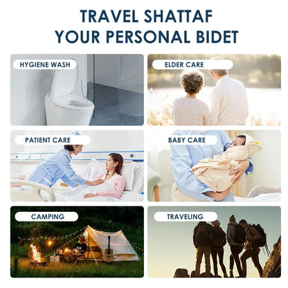 Rechargeable Portable Travel Bidet – 2.5L Reservoir