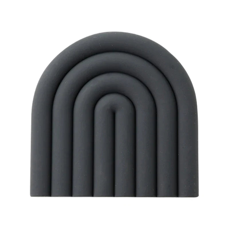 Rainbow Silicone Trivets – 2 Pieces