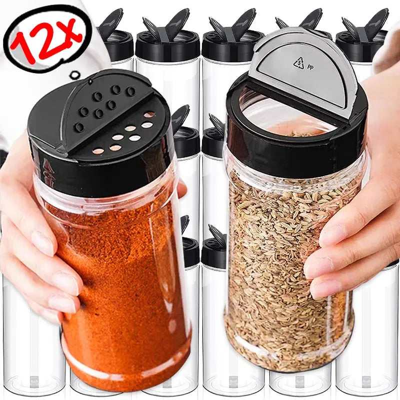 Plastic Spice Jar Set