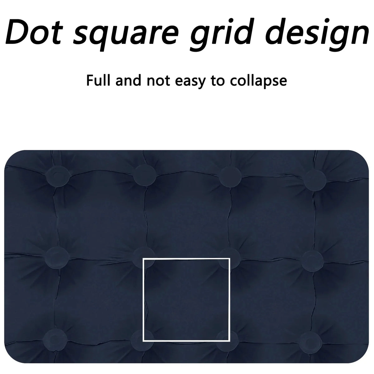Inflatable camping mat with pillow – 10 cm thick