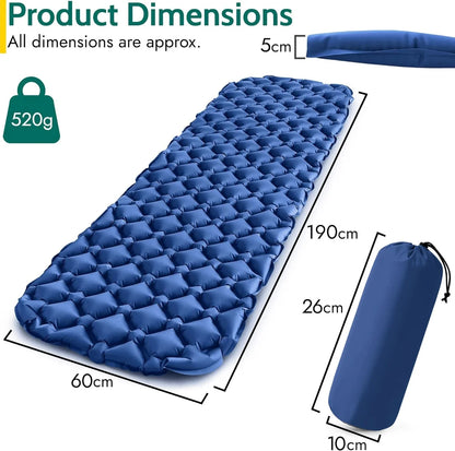 Inflatable Camping Sleeping Pad cm Ultralight