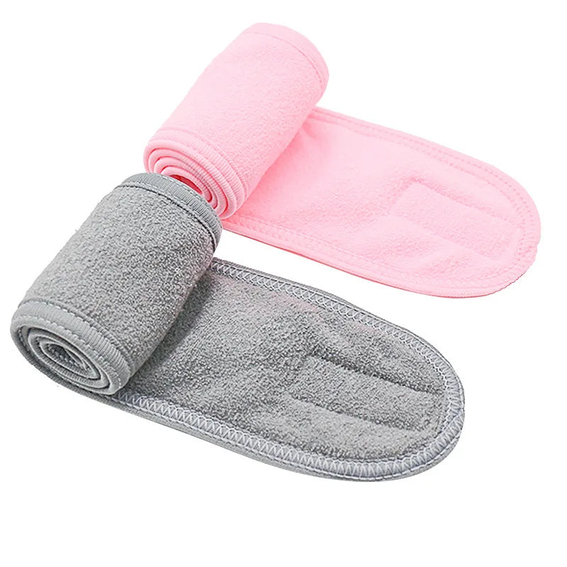 Microfibre Adjustable Spa Headband Hair Wrap