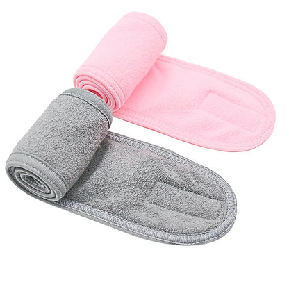 Microfibre Adjustable Spa Headband Hair Wrap