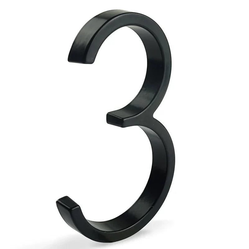 Stainless Steel Floating House Number