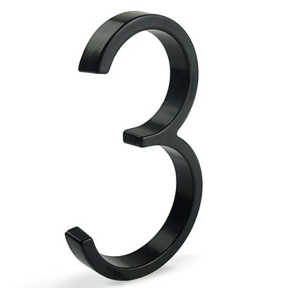 Stainless Steel Floating House Number
