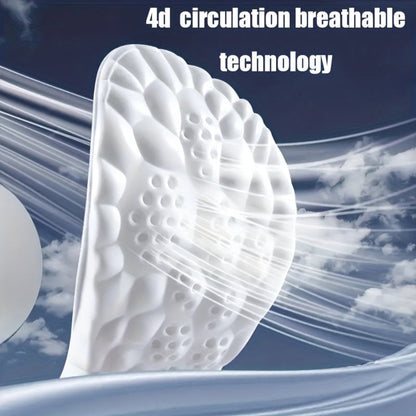 4D Cloud Comfort Shoe Insoles – Shock Absorbing Cushion