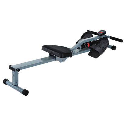 Rowing Machine with Advanced Monitoring - Full-Body Workout and Cardio Training Equipment - Ideal for Home Gym Enthusiasts