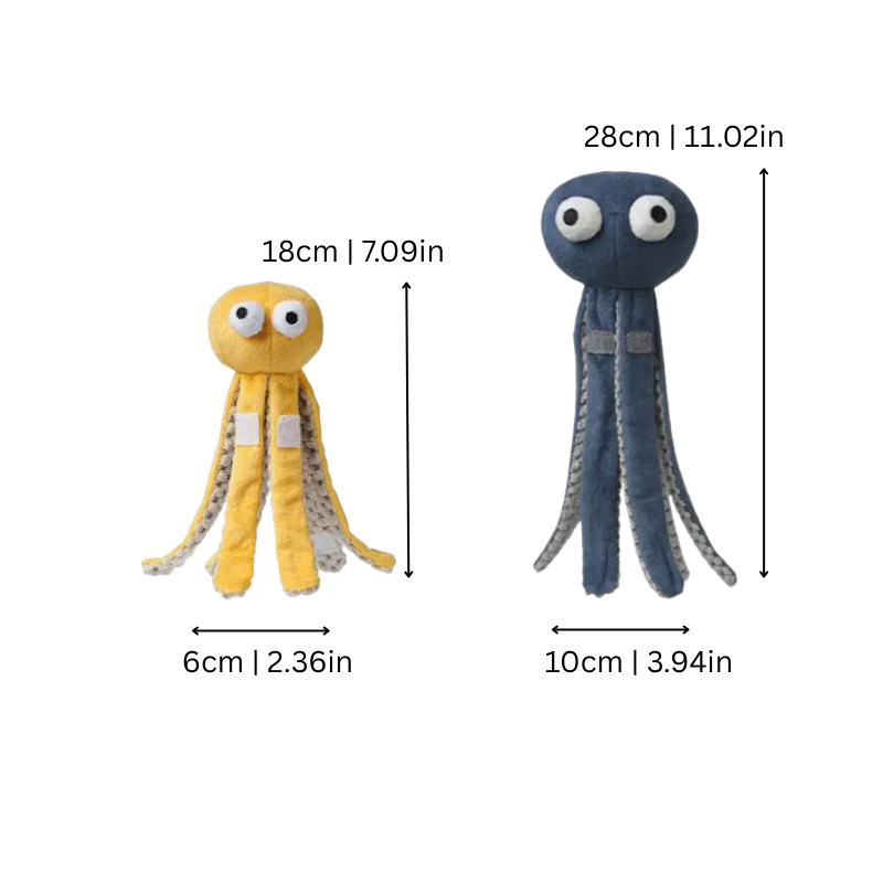 Plush Dog Toy Crinkle Chew Interactive Toy