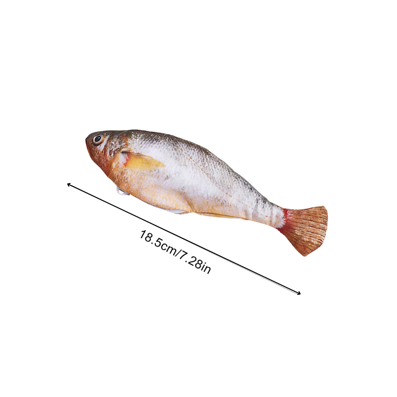 Flopping Fish Cat Toy - Motion Activated Plush
