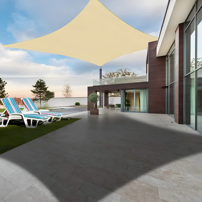 Rectangular Water-Resistant Shade Sail with UV Protection
