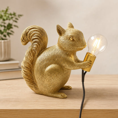 Squirrel LED Table Lamp with Warm Light