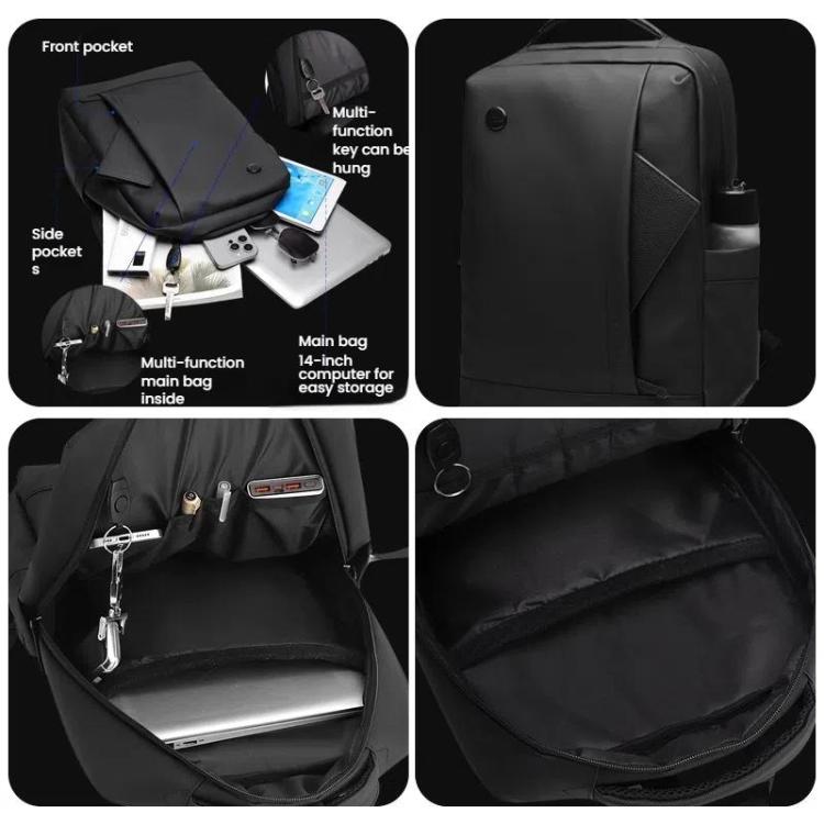 Waterproof Laptop Backpack 14 Inch Business Bag