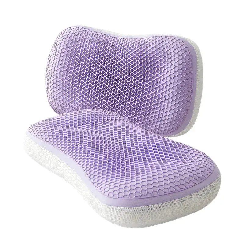 Cat-Shaped Plush Support Pillow