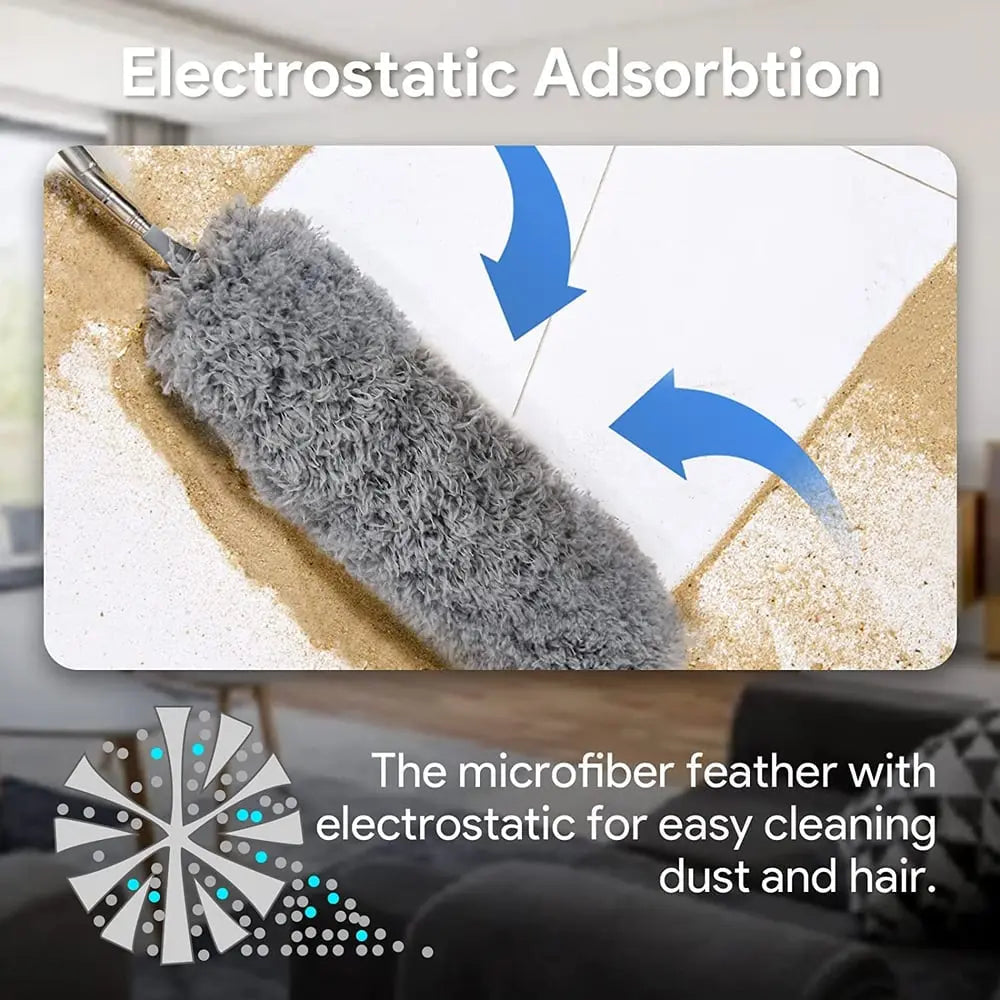 Telescopic Microfiber Duster Extendable Cleaner