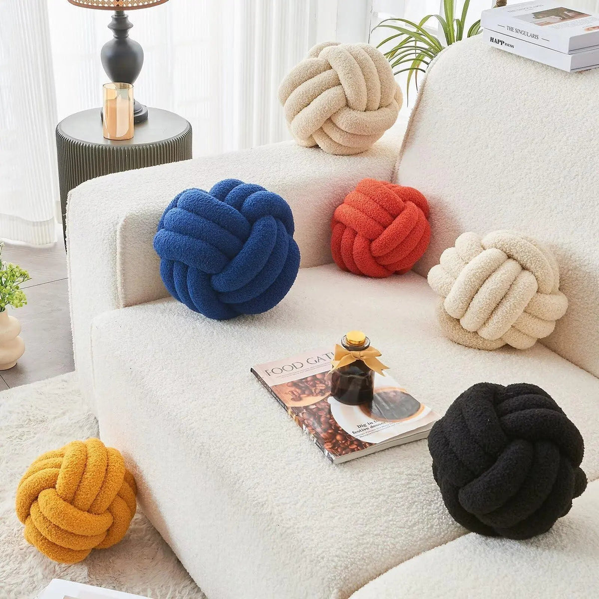 Decorative Knot Ball Cushion
