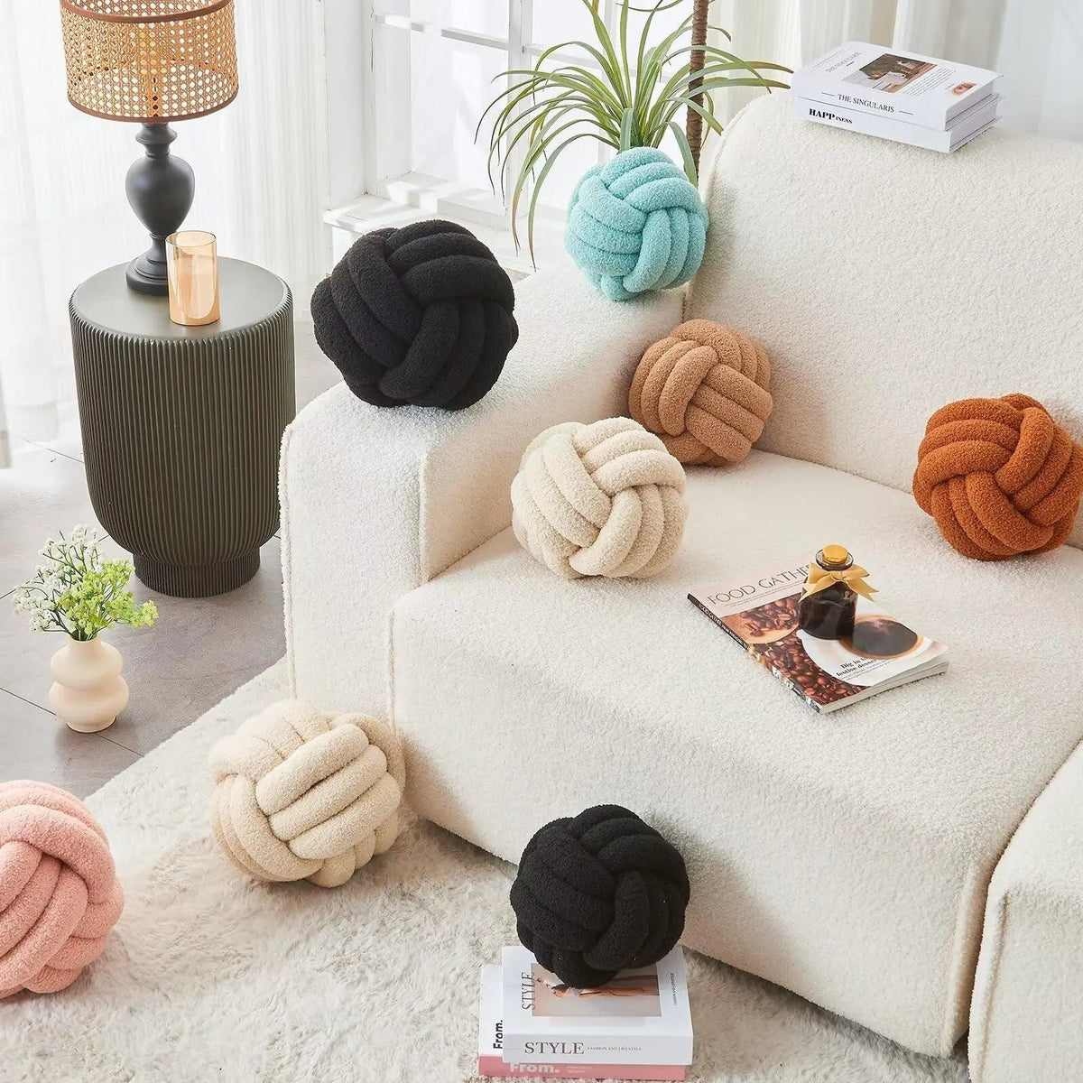 Decorative Knot Ball Cushion
