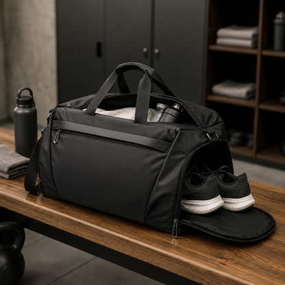 Travel Duffel Bag Waterproof Gym Sport Shoe Compartment