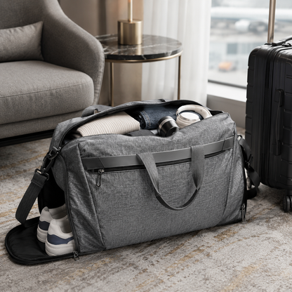 Travel Duffel Bag Waterproof Gym Sport Shoe Compartment