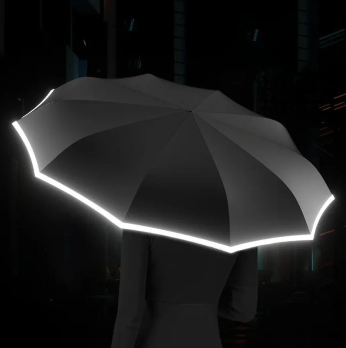 Stormproof Reflective Umbrella Wind Resistant