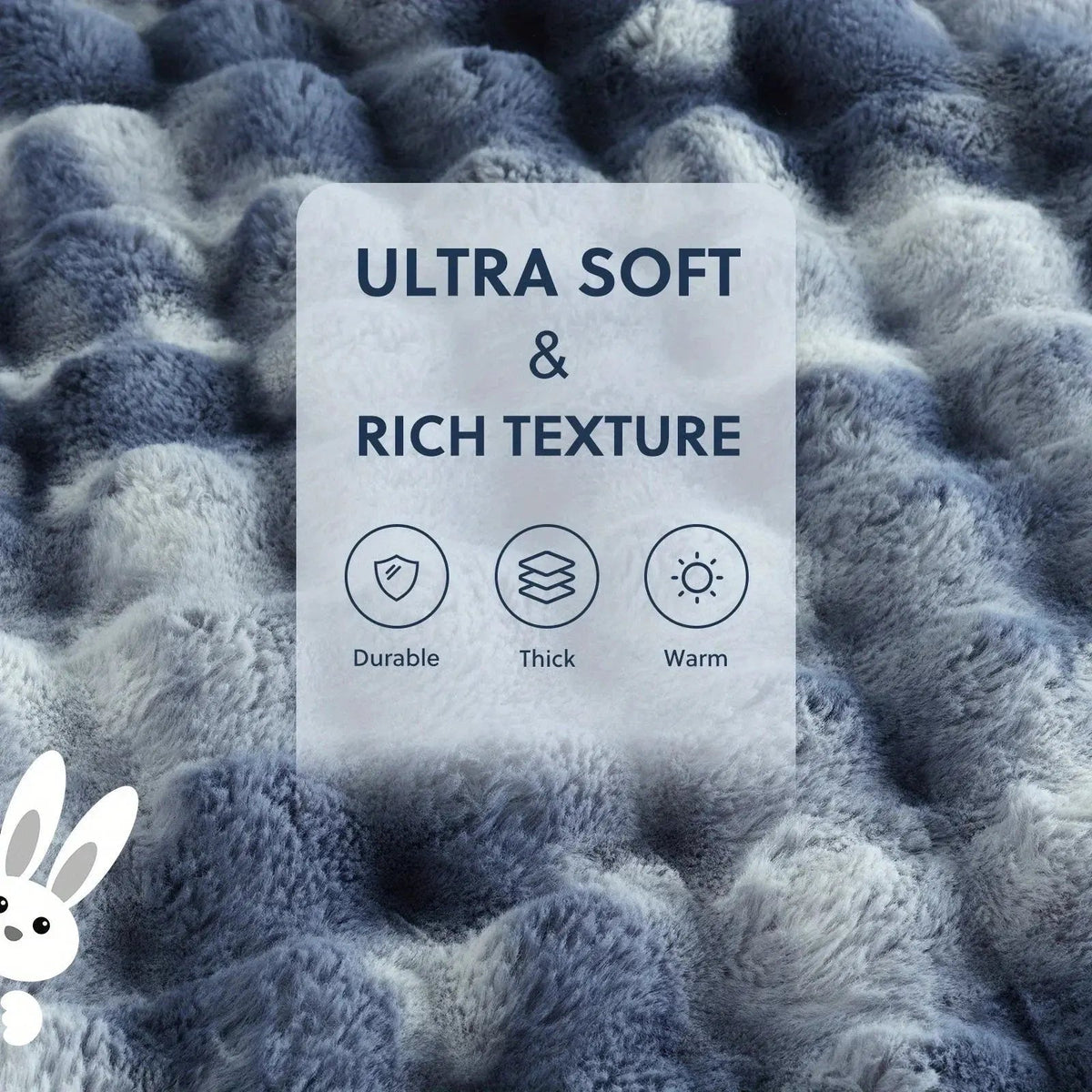 Tie Dye Faux Fur Blanket