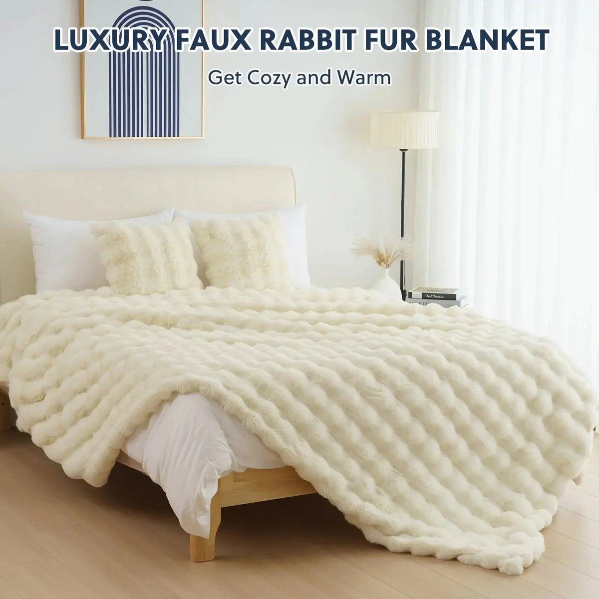 Tie Dye Faux Fur Blanket