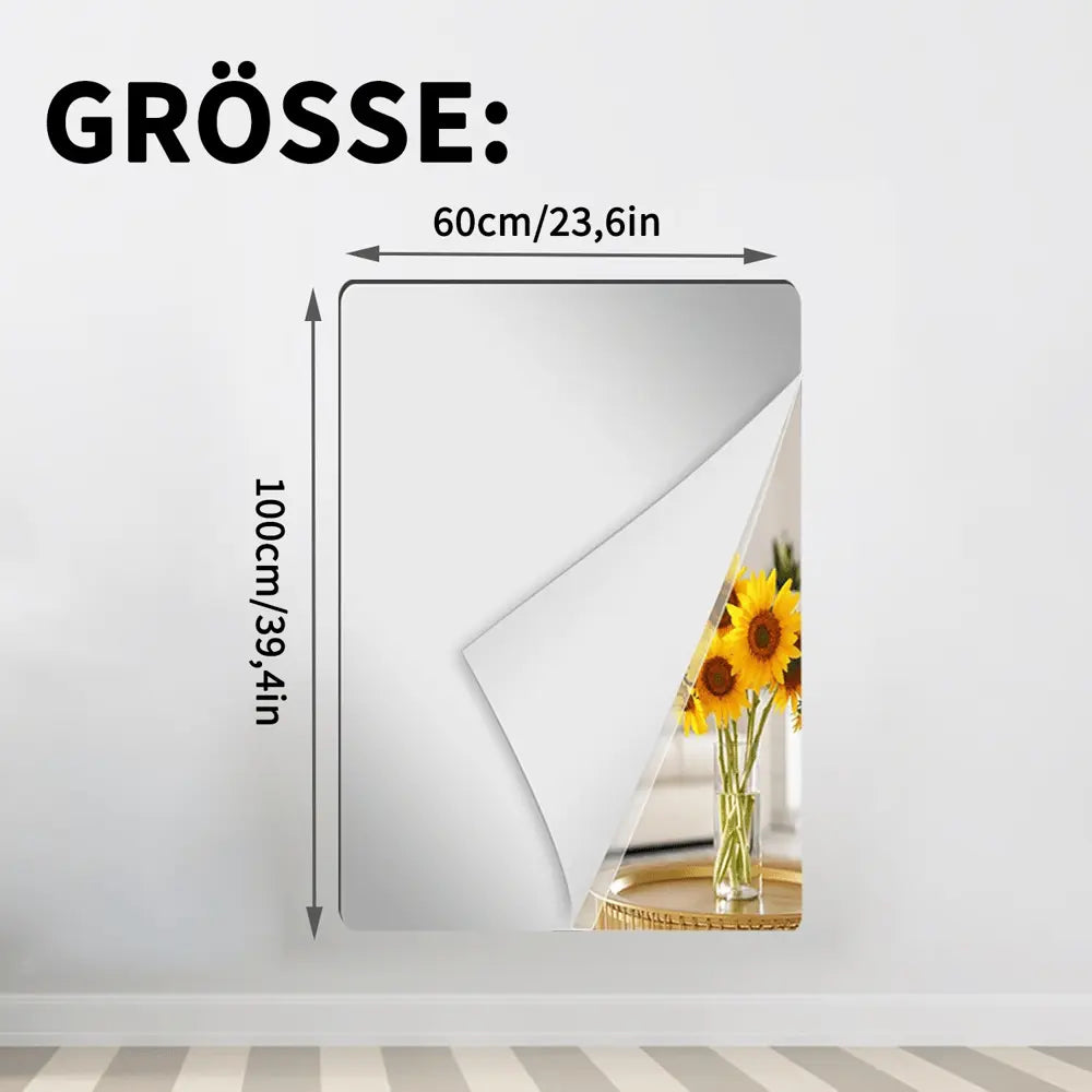 Flexible Shatterproof Mirror Safe Wall Mirror