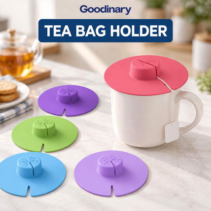 Double-Wall Glass Tea Mug with Silicone Tea Bag Holder
