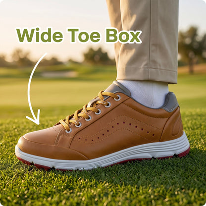 Men's Water-Resistant Golf Shoes – Lightweight Grip Trainers