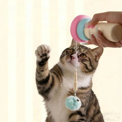 Rechargeable Cat Teaser Toy - Interactive Wand