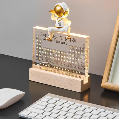 Periodic Table of Real Elements - Educational Acrylic Display