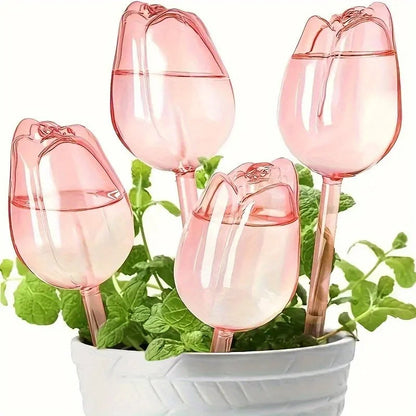 Self-Watering Plant Watering Globes – Tulip Drip Set