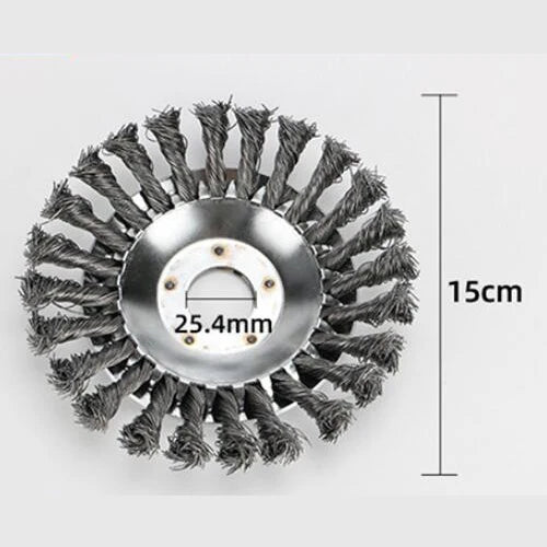 Wire Weeding Wheel for Lawn Mower – Garden Cleaner