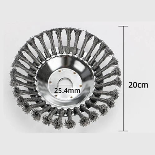 Wire Weeding Wheel for Lawn Mower – Garden Cleaner