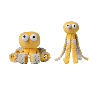 Plush Dog Toy Crinkle Chew Interactive Toy