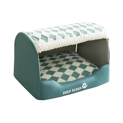 Cozy Plush Pet Bed - Warm Calming Cave