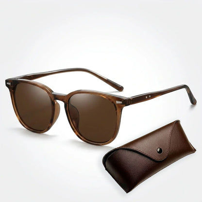 Tortoiseshell Frame Sunglasses with Mirrored Lenses