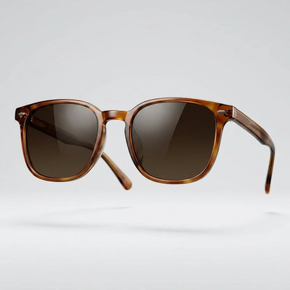 Tortoiseshell Frame Sunglasses with Mirrored Lenses