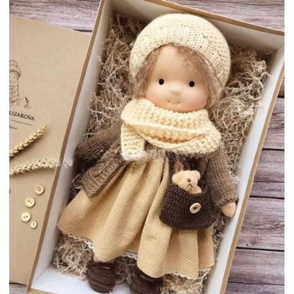 Handmade Cotton Waldorf-Style Doll – Soft Imaginative Play Toy – image 13